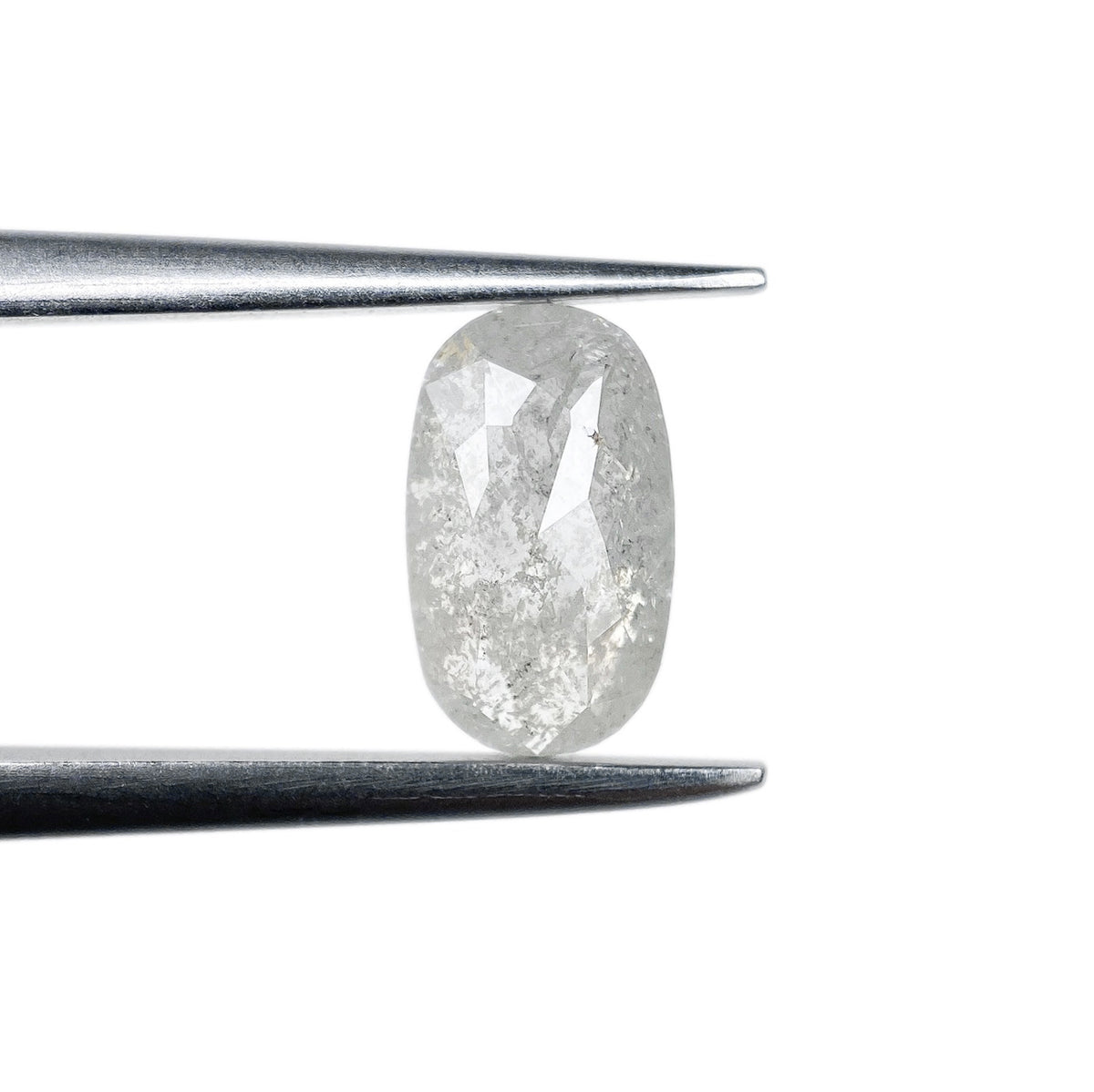 0.92ct | Rustic  Oval Shape Rose Cut Diamond - Modern Rustic Diamond