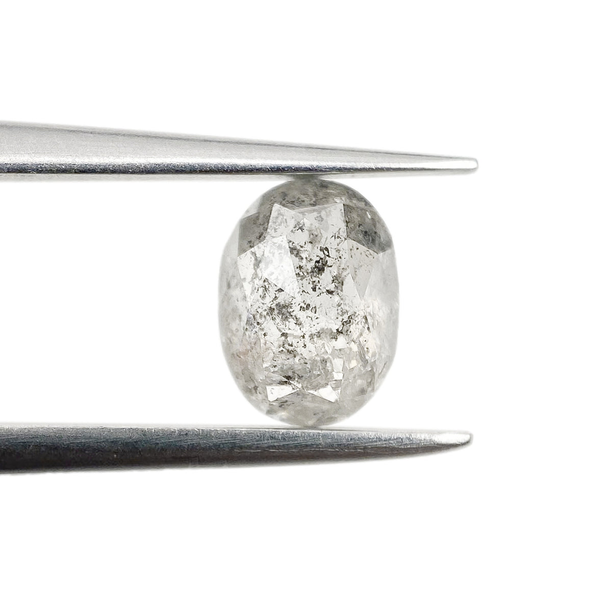 0.92ct | Rustic Oval Shape Rose Cut Diamond - Modern Rustic Diamond