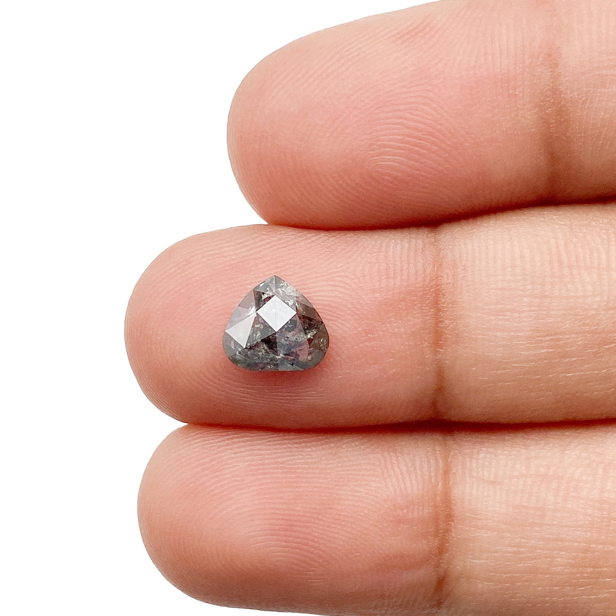 0.92ct | Rustic  Pear Shape Rose Cut Diamond - Modern Rustic Diamond