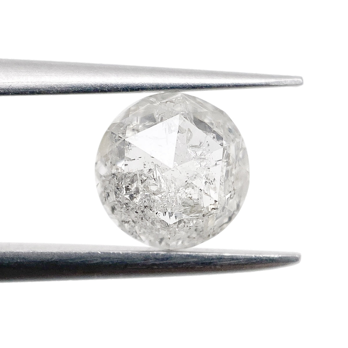 0.92ct | Rustic  Round Shape Rose Cut Diamond - Modern Rustic Diamond