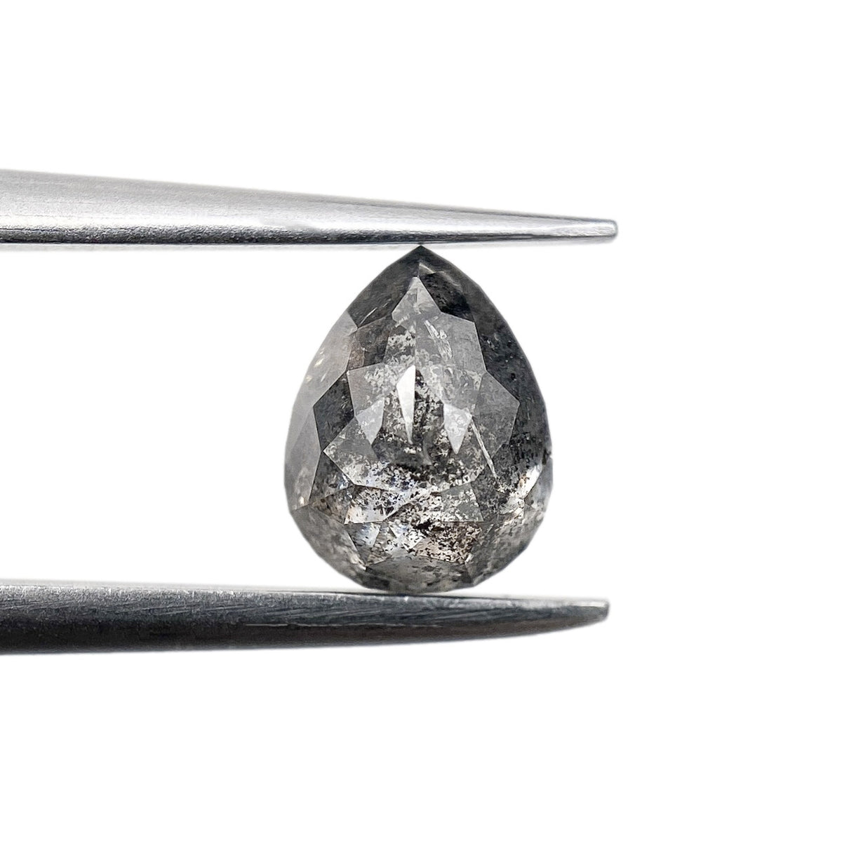 0.93ct | Rustic  Pear Shape Rose Cut Diamond - Modern Rustic Diamond