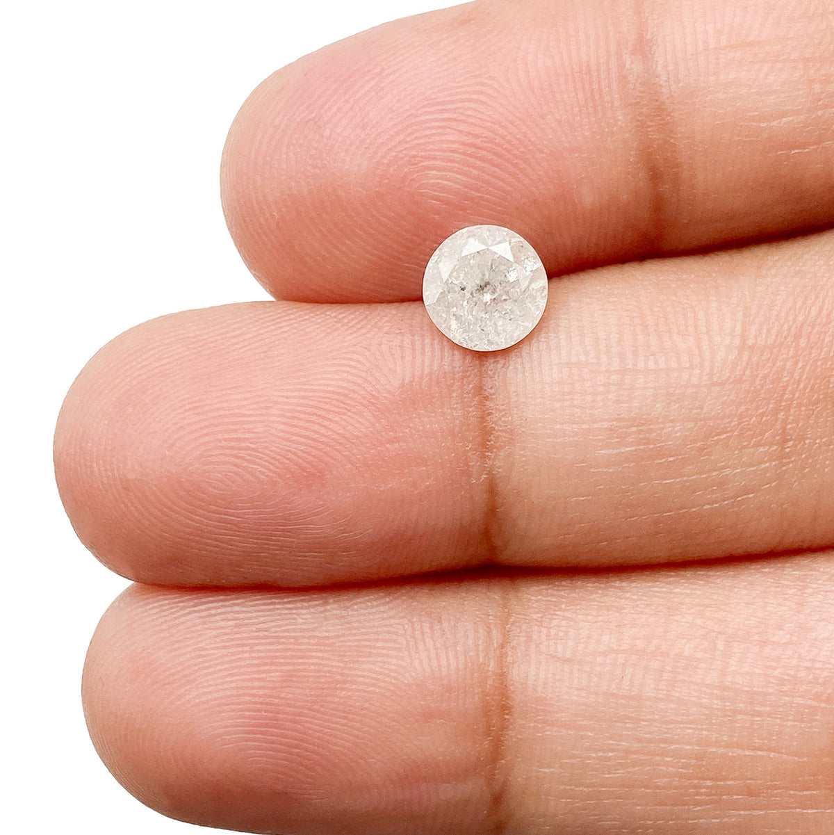 0.93ct | Rustic  Round Shape Brilliant Cut Diamond - Modern Rustic Diamond