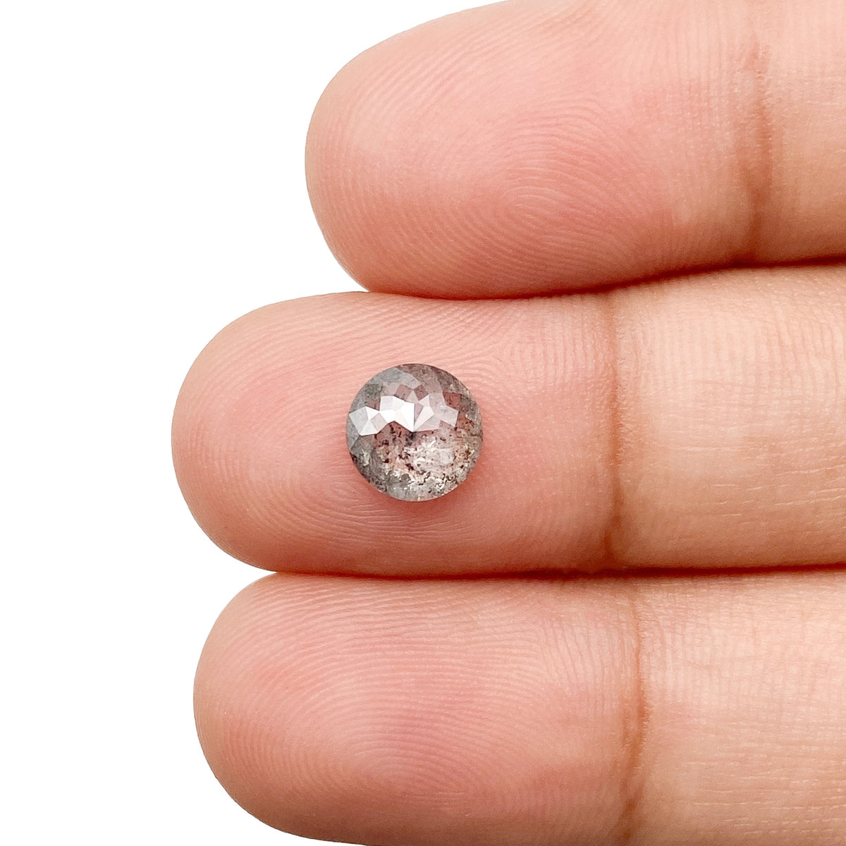 0.93ct | Rustic Round Shape Rose Cut Diamond - Modern Rustic Diamond