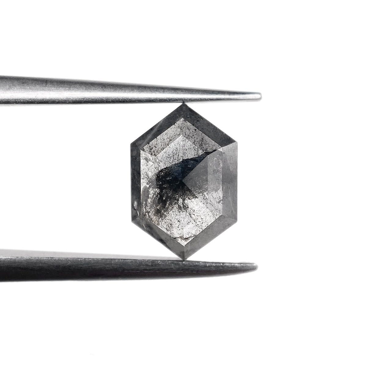 0.94ct | Rustic  Hexagon Shape Rose Cut Diamond - Modern Rustic Diamond