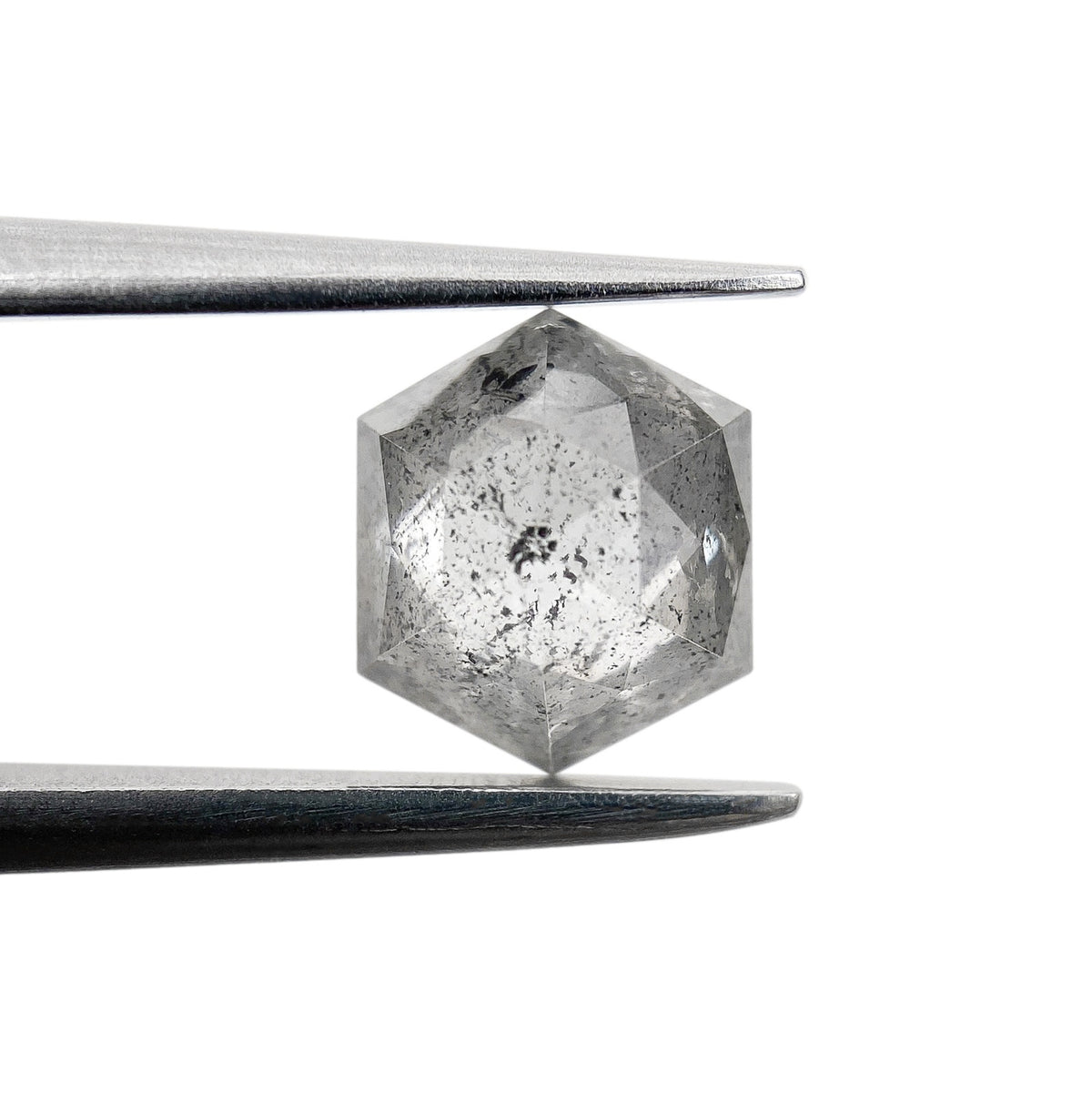 0.95ct | Rustic  Hexagon Shape Step Cut Diamond - Modern Rustic Diamond