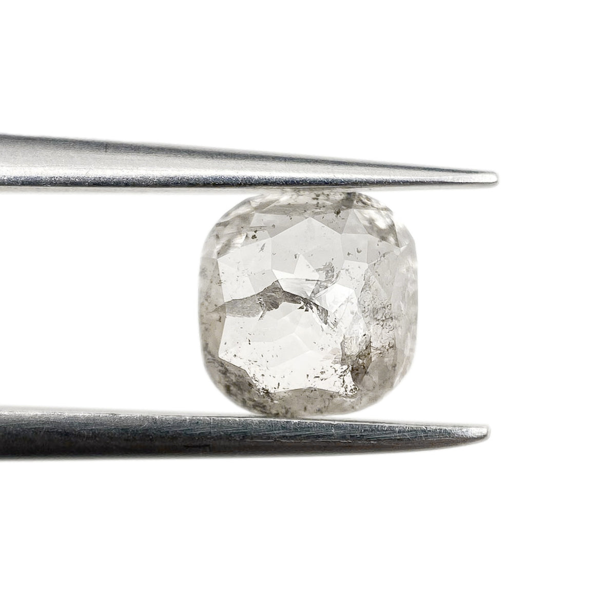 0.95ct | Rustic Cushion Shape Rose Cut Diamond - Modern Rustic Diamond
