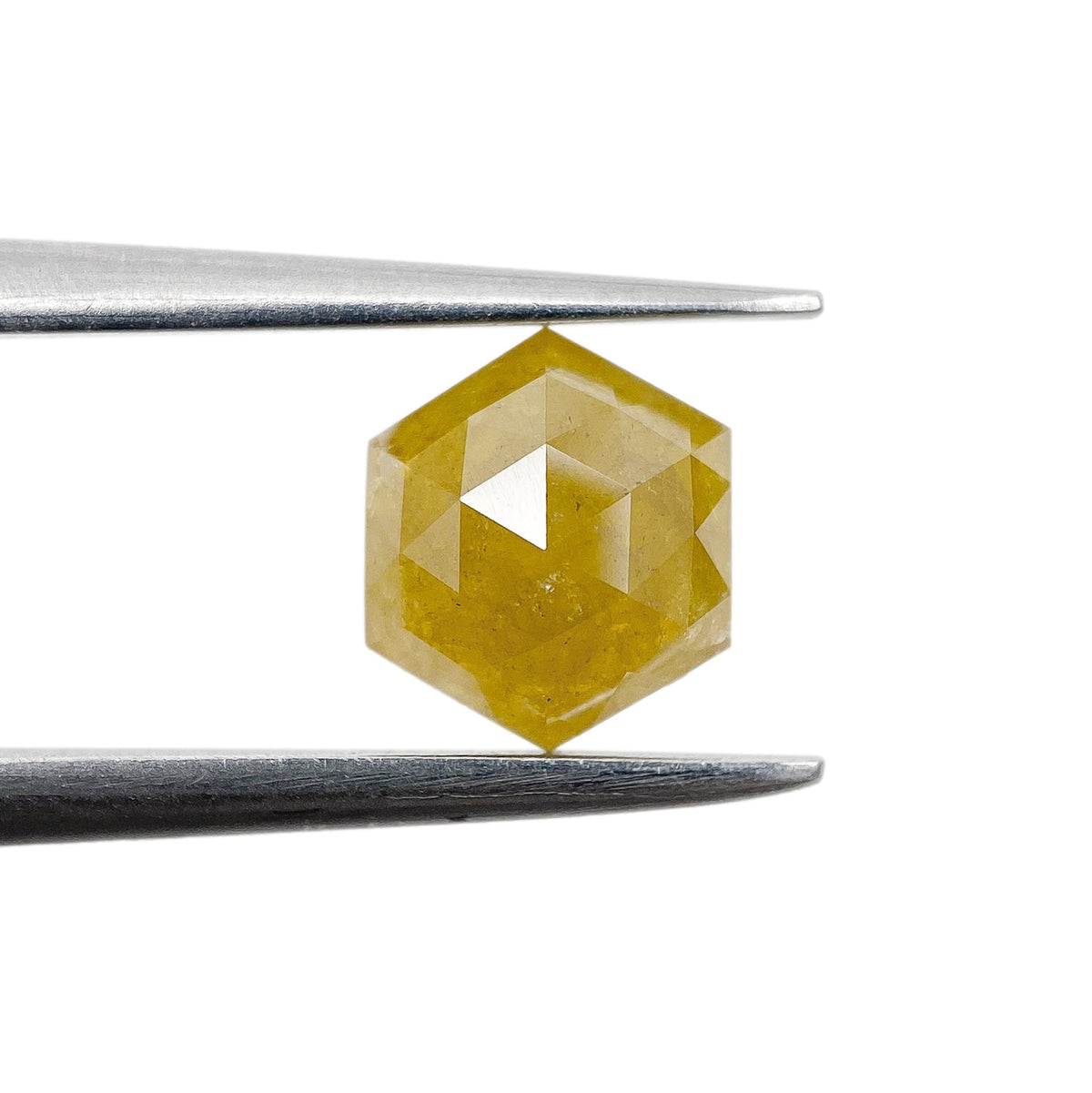 0.95ct | Rustic Hexagon Shape Rose Cut Diamond - Modern Rustic Diamond