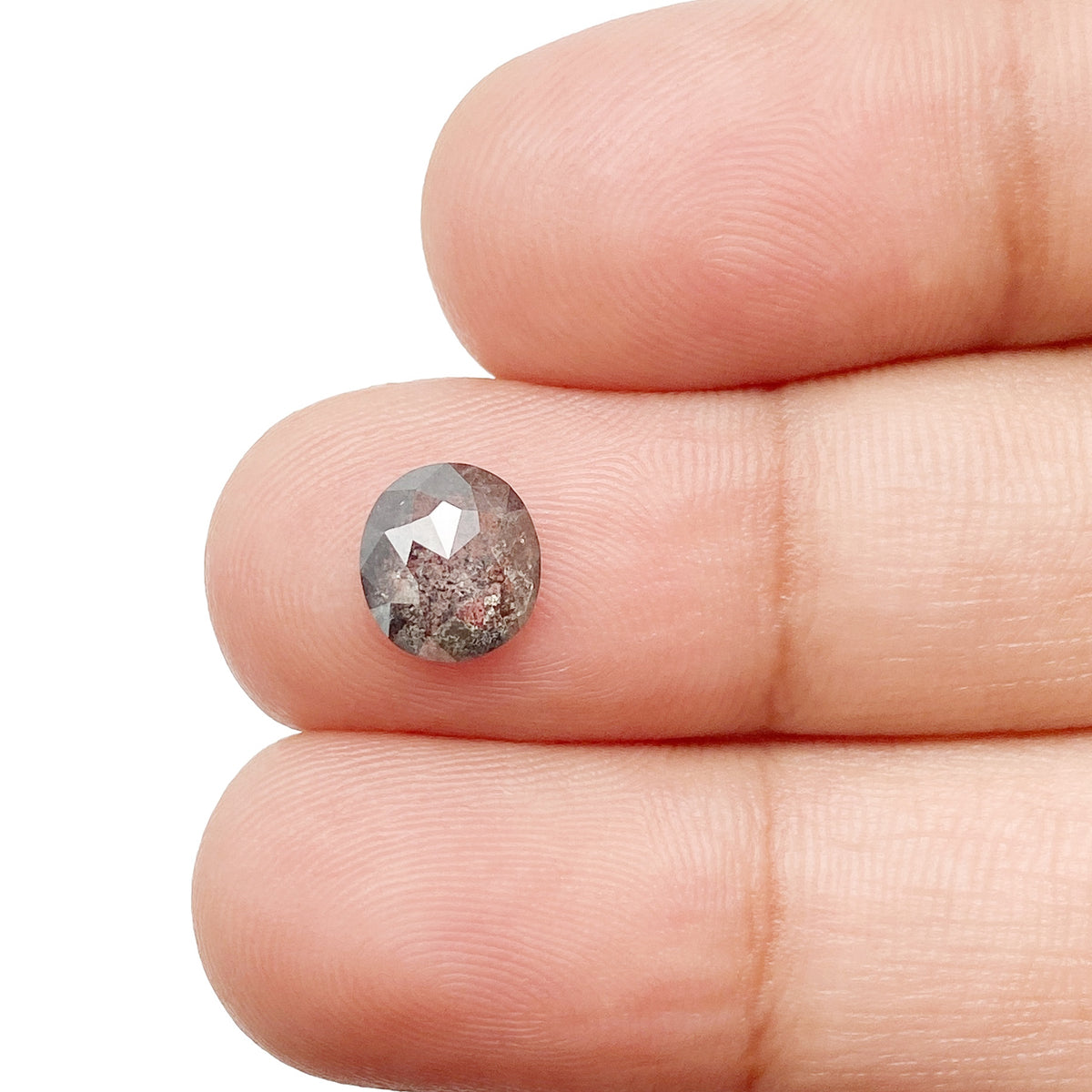 0.95ct | Rustic  Oval Shape Rose Cut Diamond - Modern Rustic Diamond