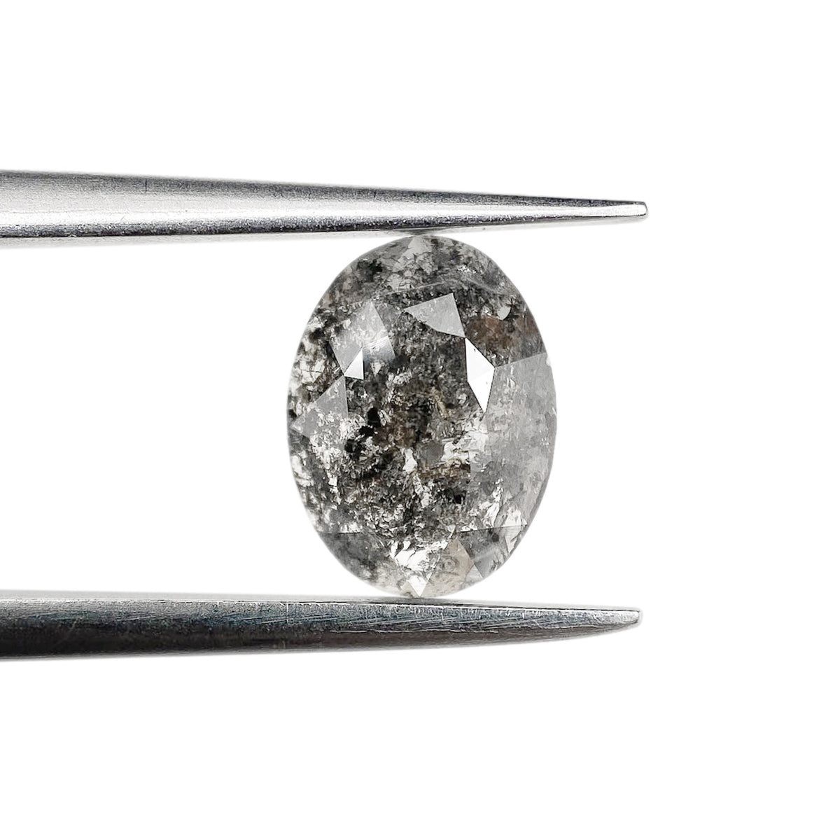 0.96ct | Rustic  Oval Shape Rose Cut Diamond - Modern Rustic Diamond