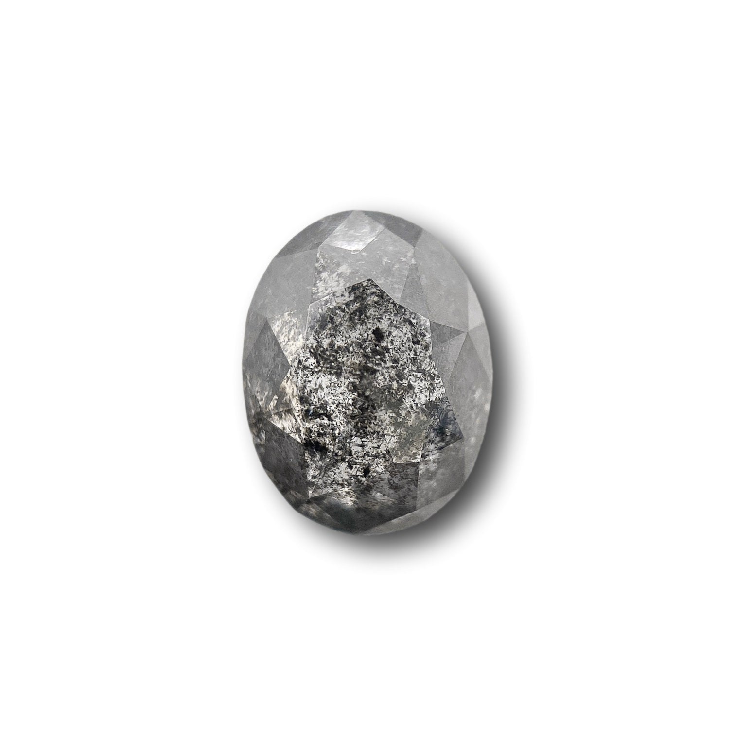 0.96ct | Rustic  Oval Shape Rose Cut Diamond - Modern Rustic Diamond