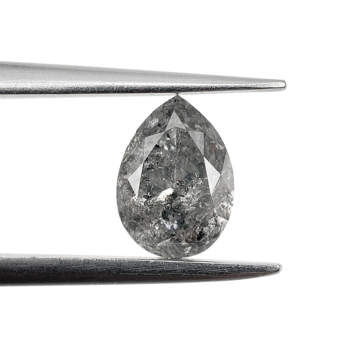 0.96ct | Rustic Pear Shape Brilliant Cut Diamond - Modern Rustic Diamond