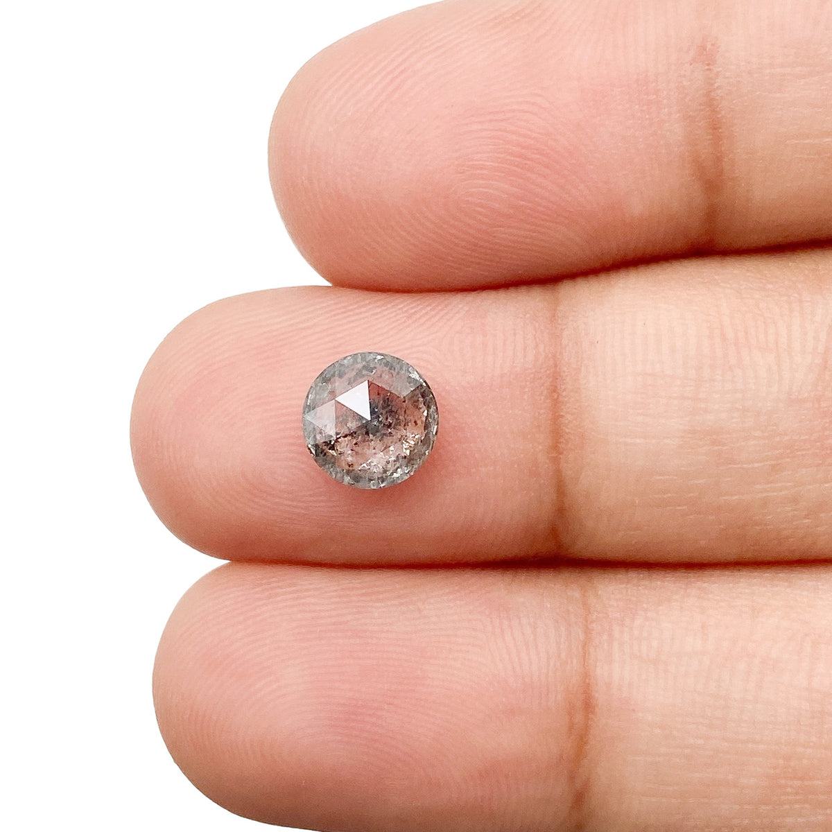 0.96ct | Rustic Round Shape Rose Cut Diamond - Modern Rustic Diamond