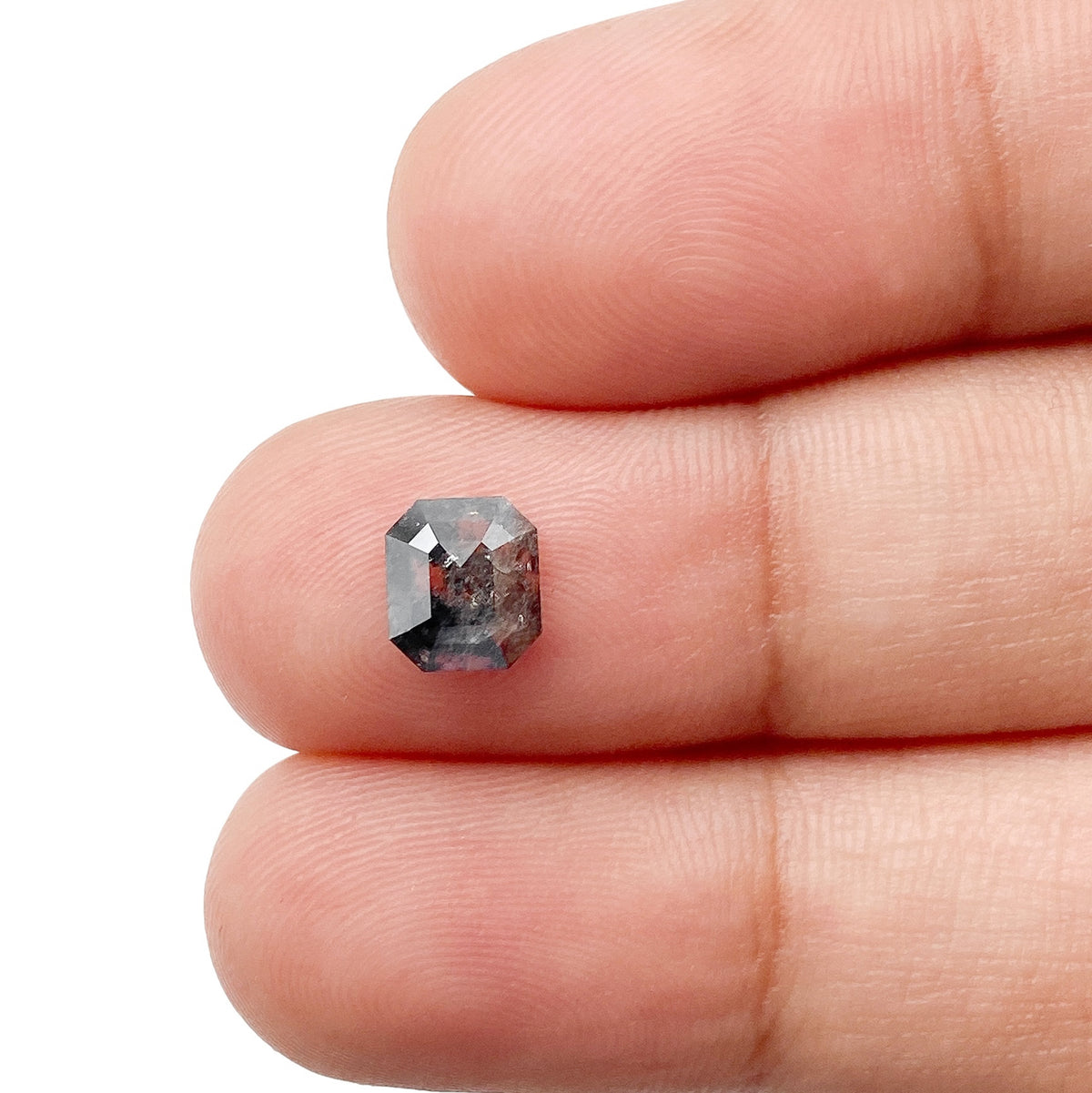 0.97ct | Rustic  Asscher Shape Step Cut Diamond - Modern Rustic Diamond