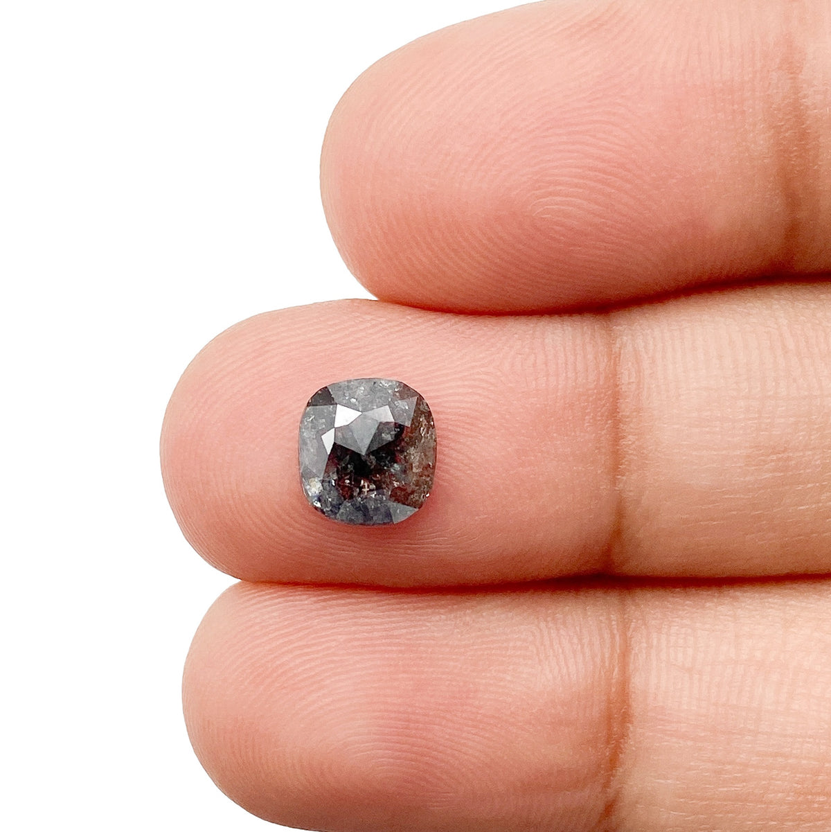 0.97ct | Rustic Cushion Shape Rose Cut Diamond - Modern Rustic Diamond