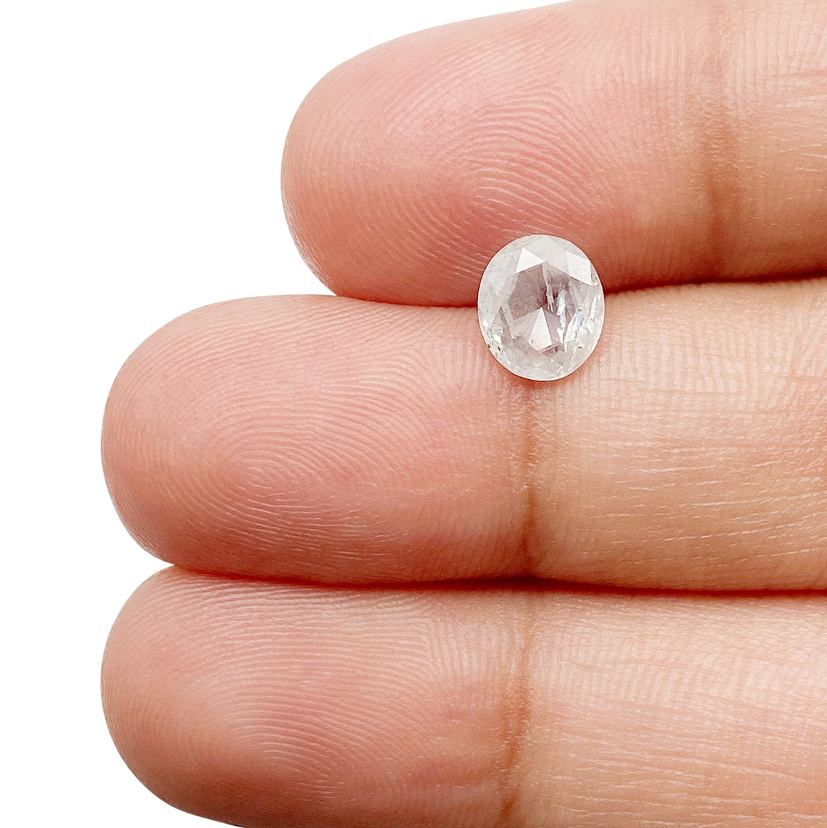 0.97ct | Rustic Oval Shape Brilliant Cut Diamond - Modern Rustic Diamond
