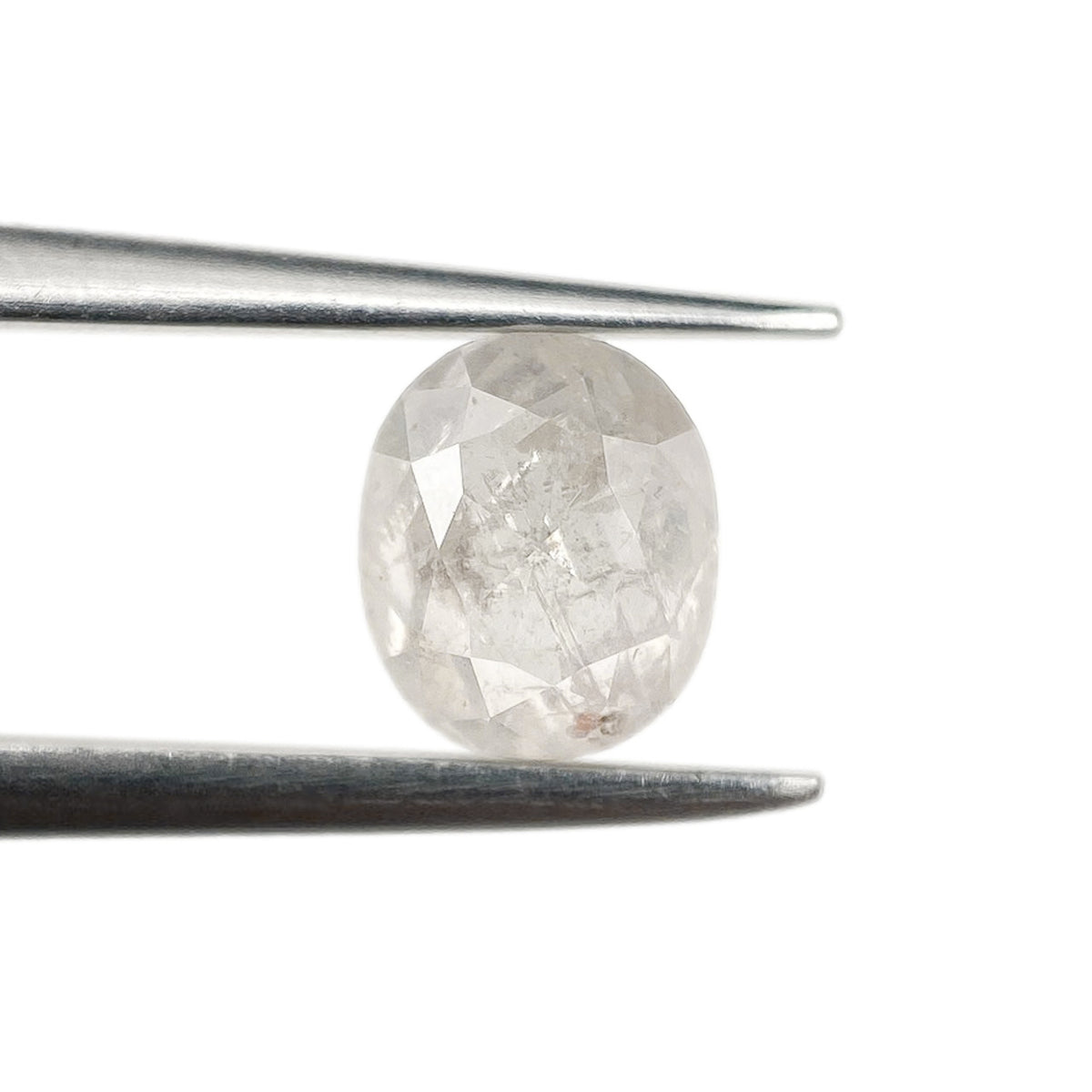 0.97ct | Rustic  Oval Shape Rose Cut Diamond - Modern Rustic Diamond