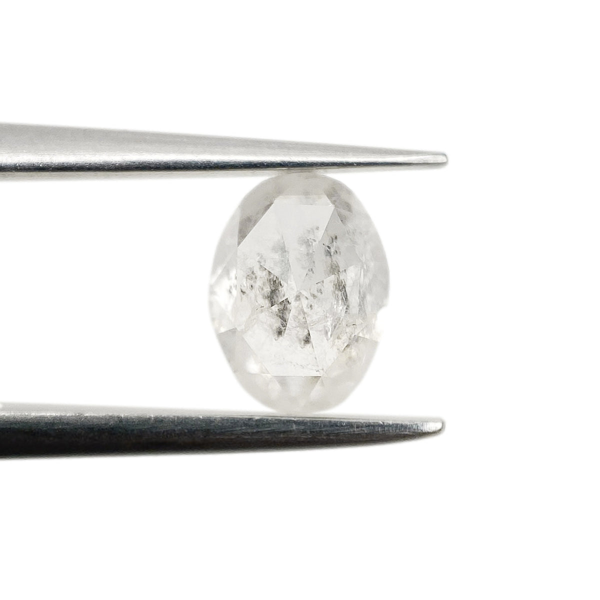 0.98ct | Rustic  Oval Shape Rose Cut Diamond - Modern Rustic Diamond