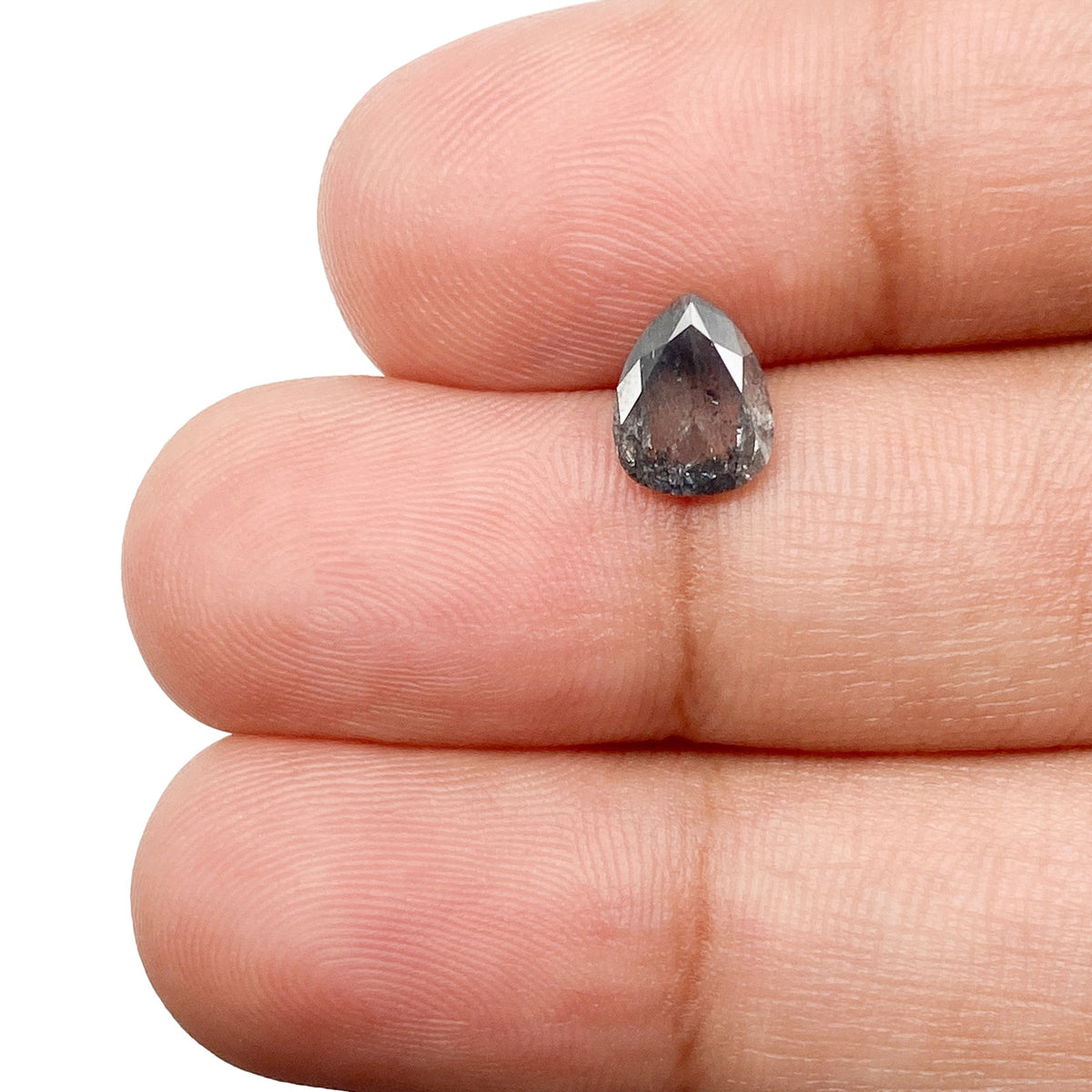 0.98ct | Rustic  Pear Shape Brilliant Cut Diamond - Modern Rustic Diamond