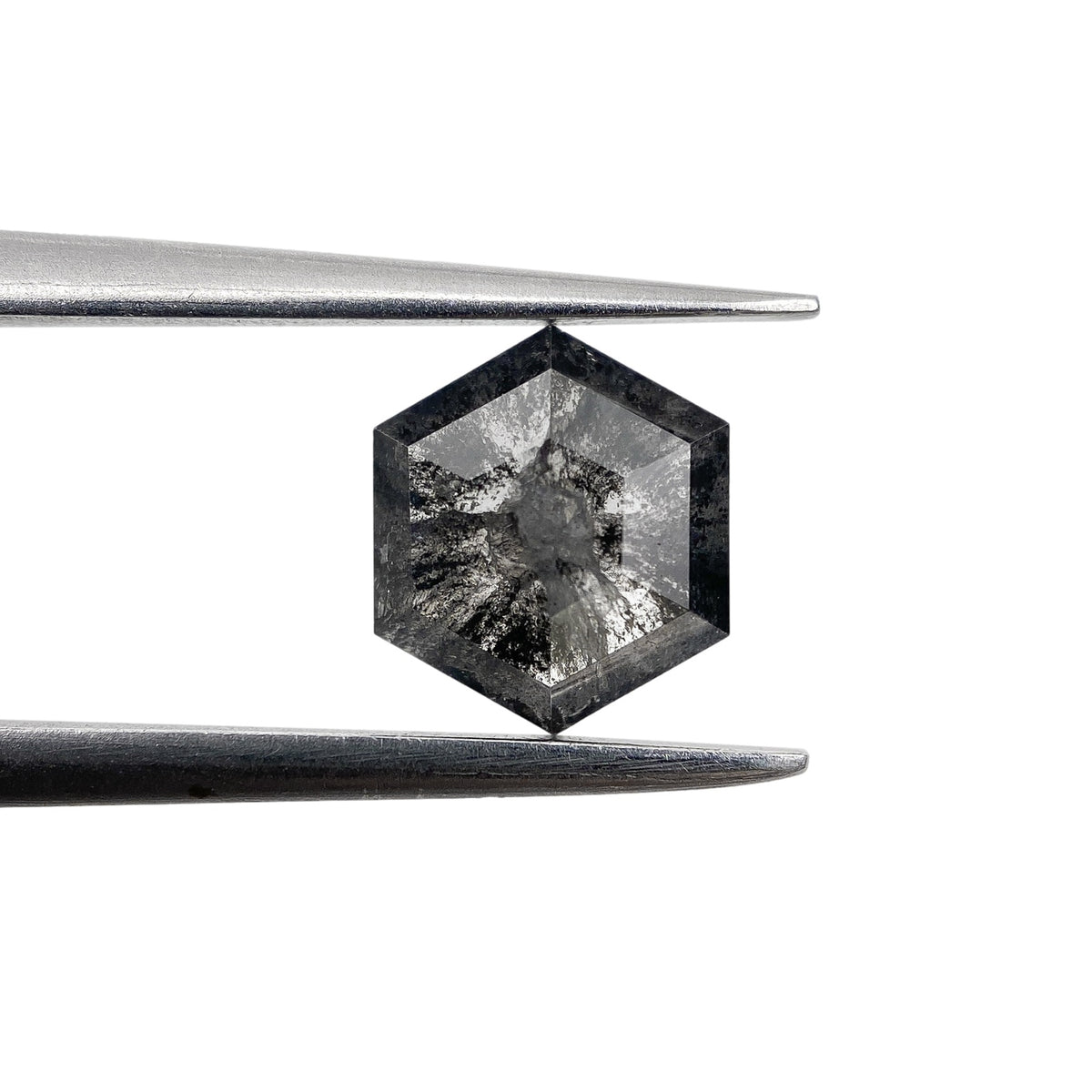0.99ct | Rustic  Hexagon Shape Rose Cut Diamond - Modern Rustic Diamond