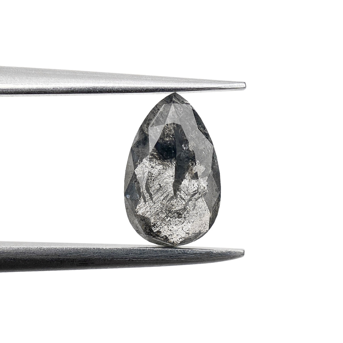 0.99ct | Rustic  Pear Shape Rose Cut Diamond - Modern Rustic Diamond