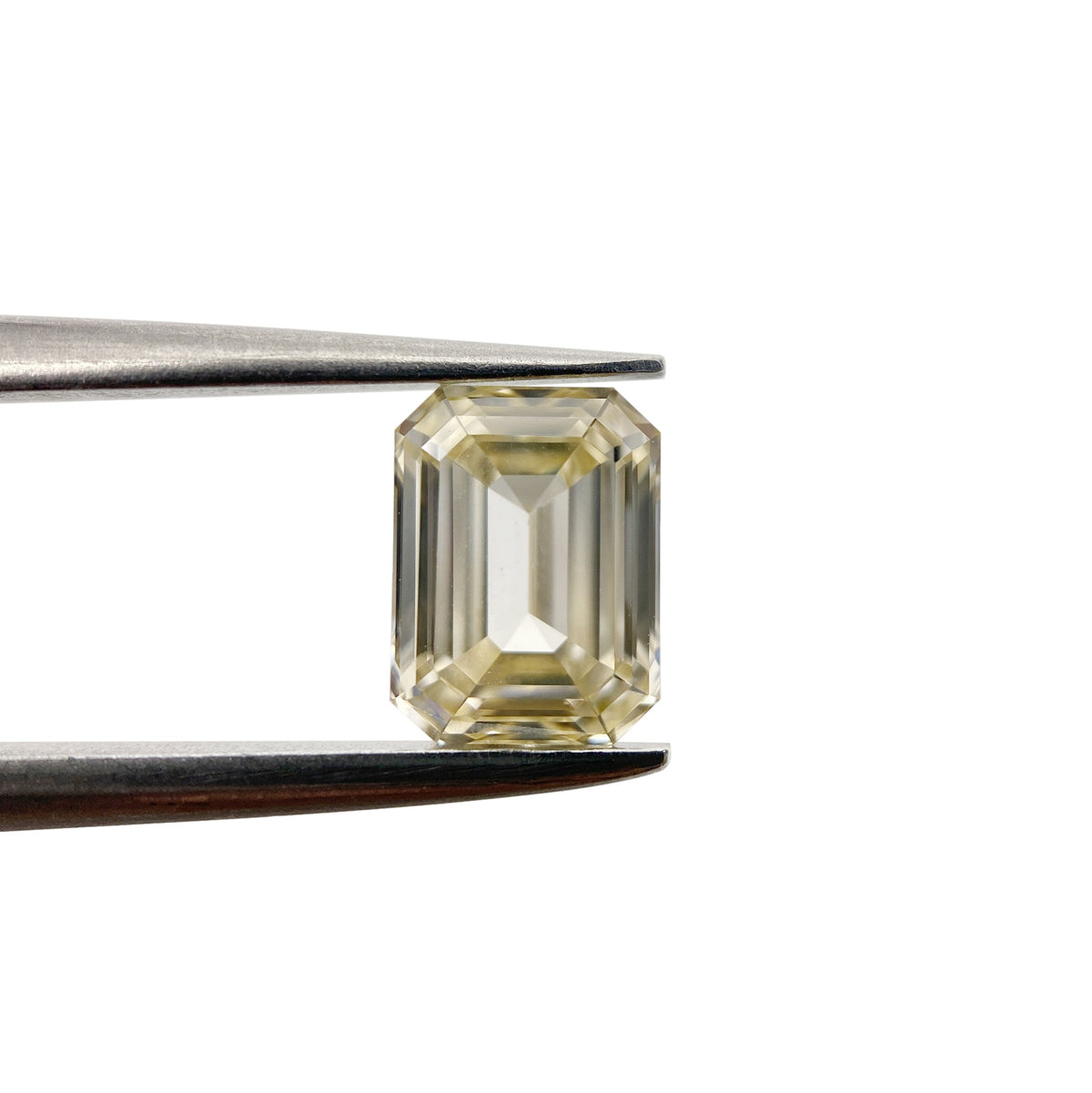 1.00ct | Champagne VVS Emerald Shape Step Cut Diamond - Modern Rustic Diamond