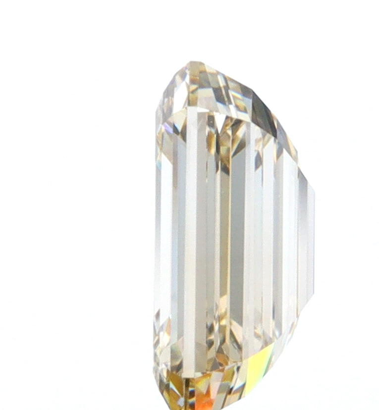 1.00ct | Champagne VVS Emerald Shape Step Cut Diamond - Modern Rustic Diamond
