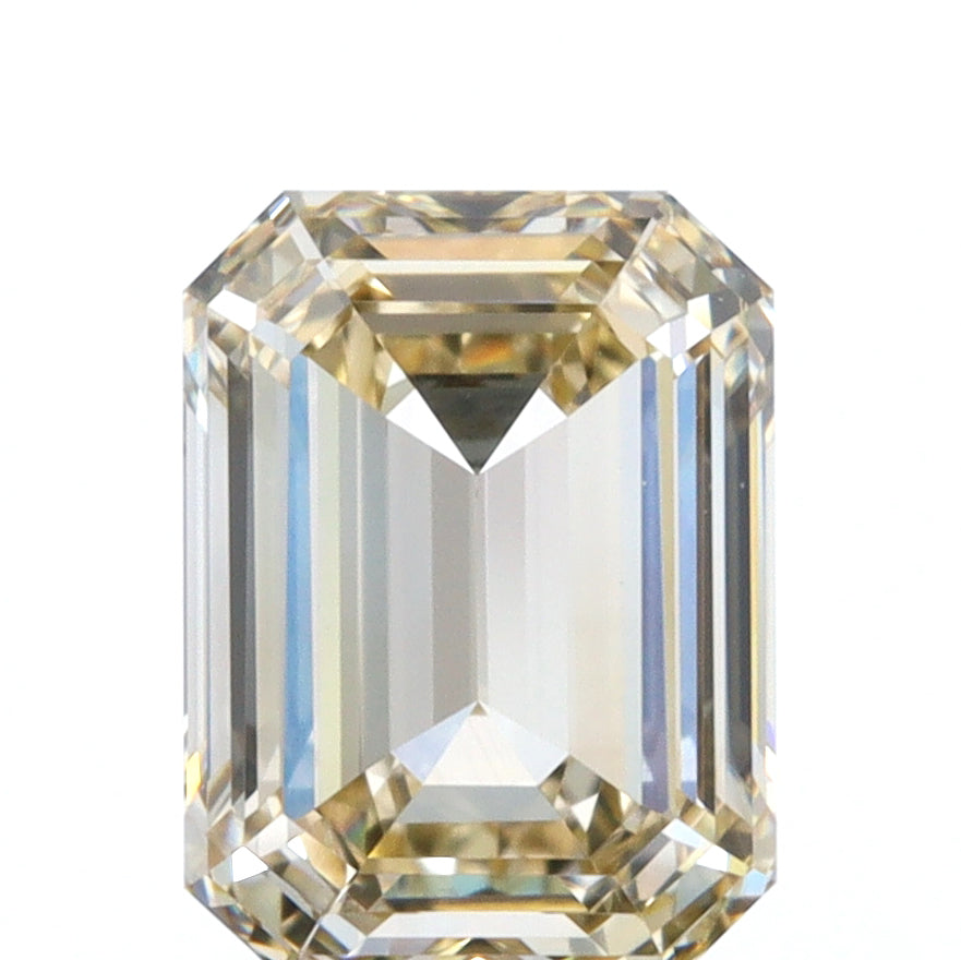 1.00ct | Champagne VVS Emerald Shape Step Cut Diamond - Modern Rustic Diamond