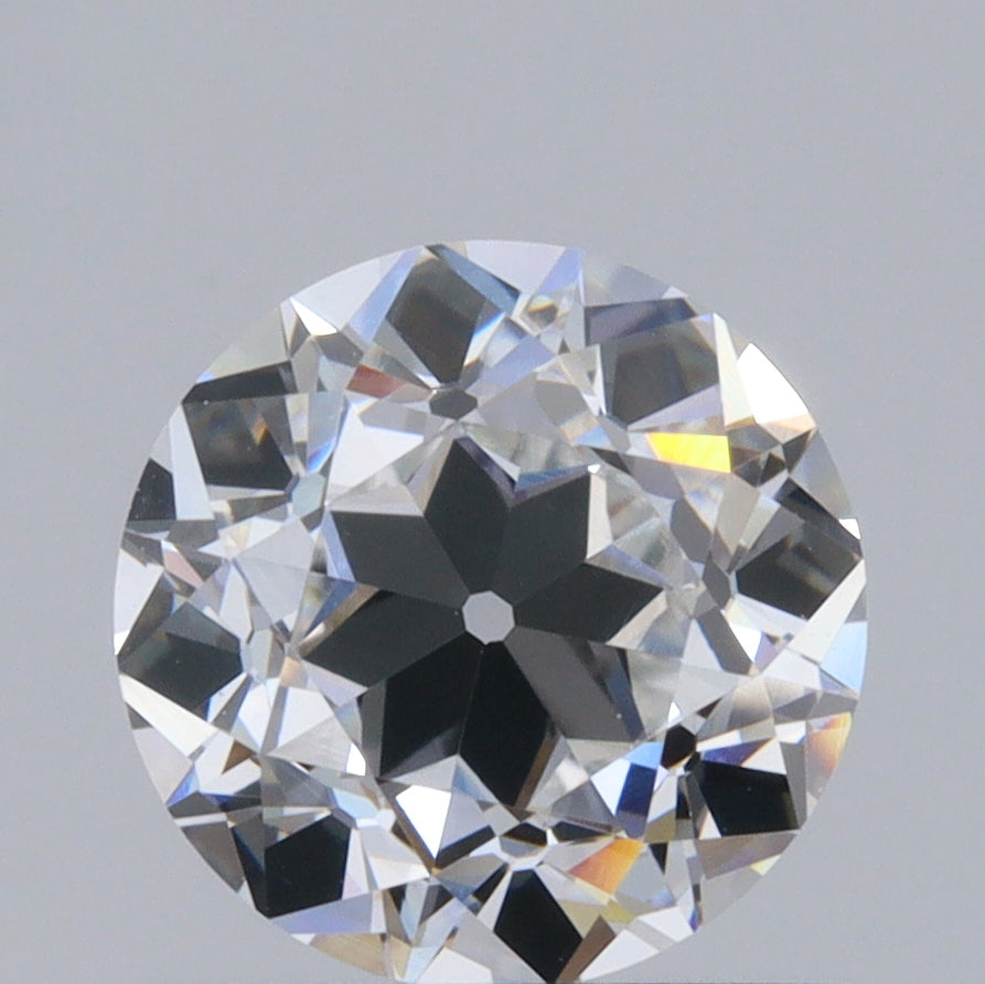 1.00ct | E/VS1 Round Shape Old European Cut Diamond (GIA) - Modern Rustic Diamond