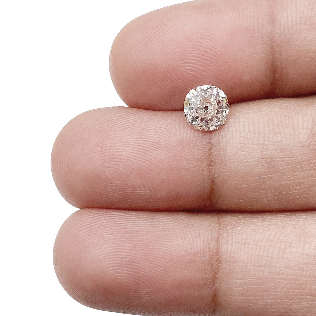 1.00ct | I/VS2 Round Shape Old European Cut Diamond (GIA) - Modern Rustic Diamond