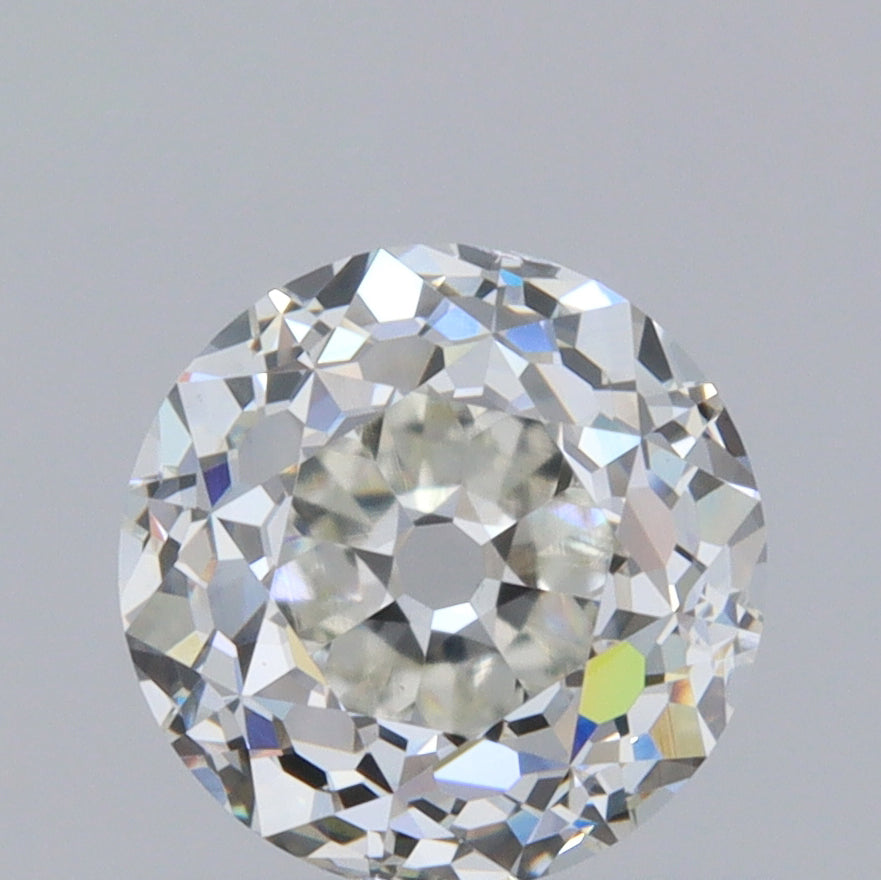 1.00ct | J/VS1 Round Shape Old European Cut Diamond (GIA) - Modern Rustic Diamond