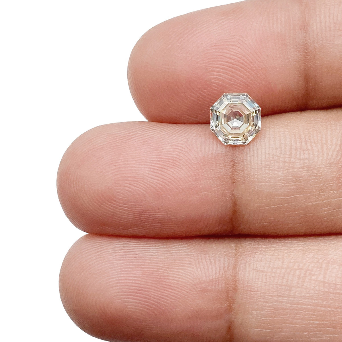 1.00ct | Light Color VVS Octagonal Shape Step Cut Diamond - Modern Rustic Diamond