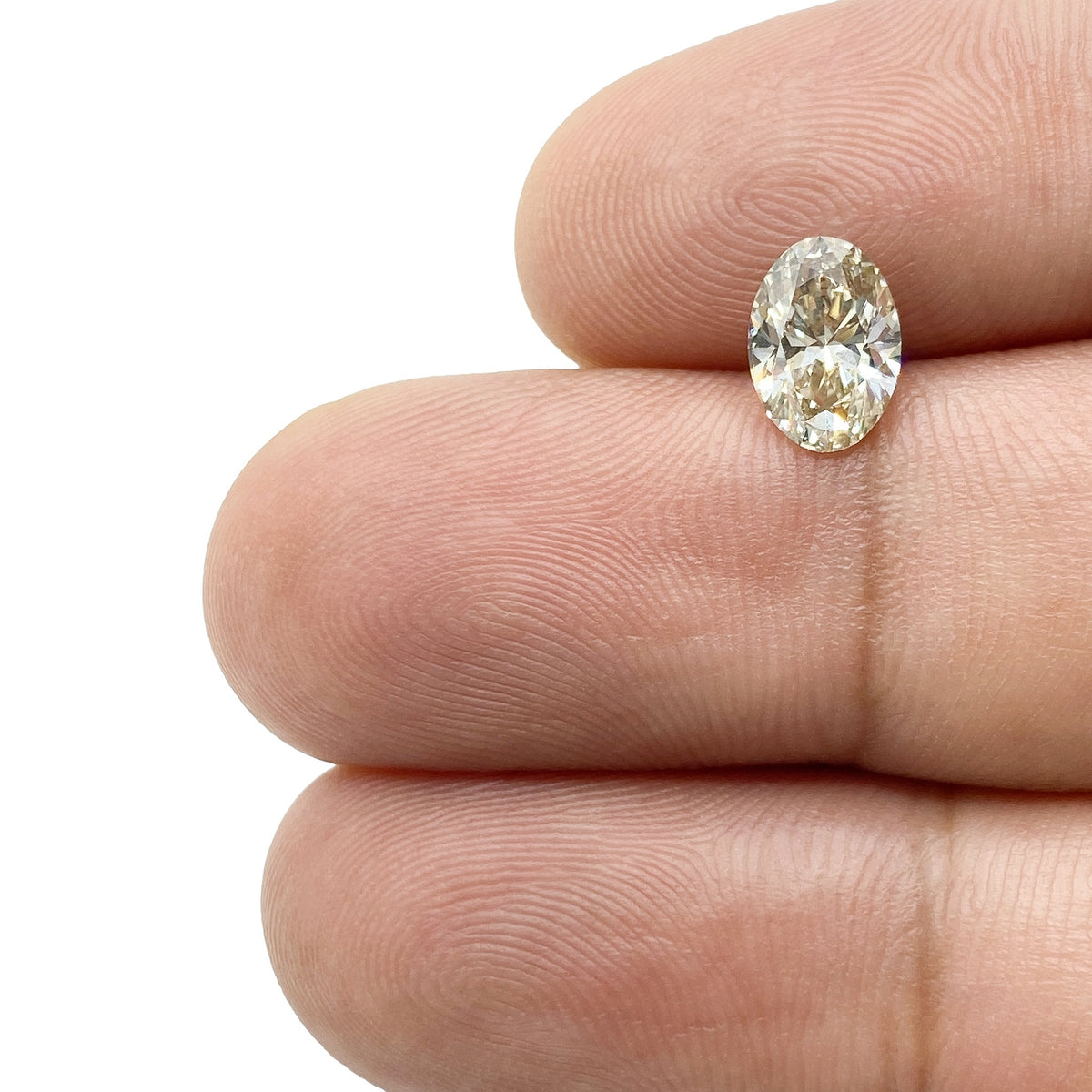 1.00ct | Champagne VS-SI Oval Shape Brilliant Cut Diamond - Modern Rustic Diamond