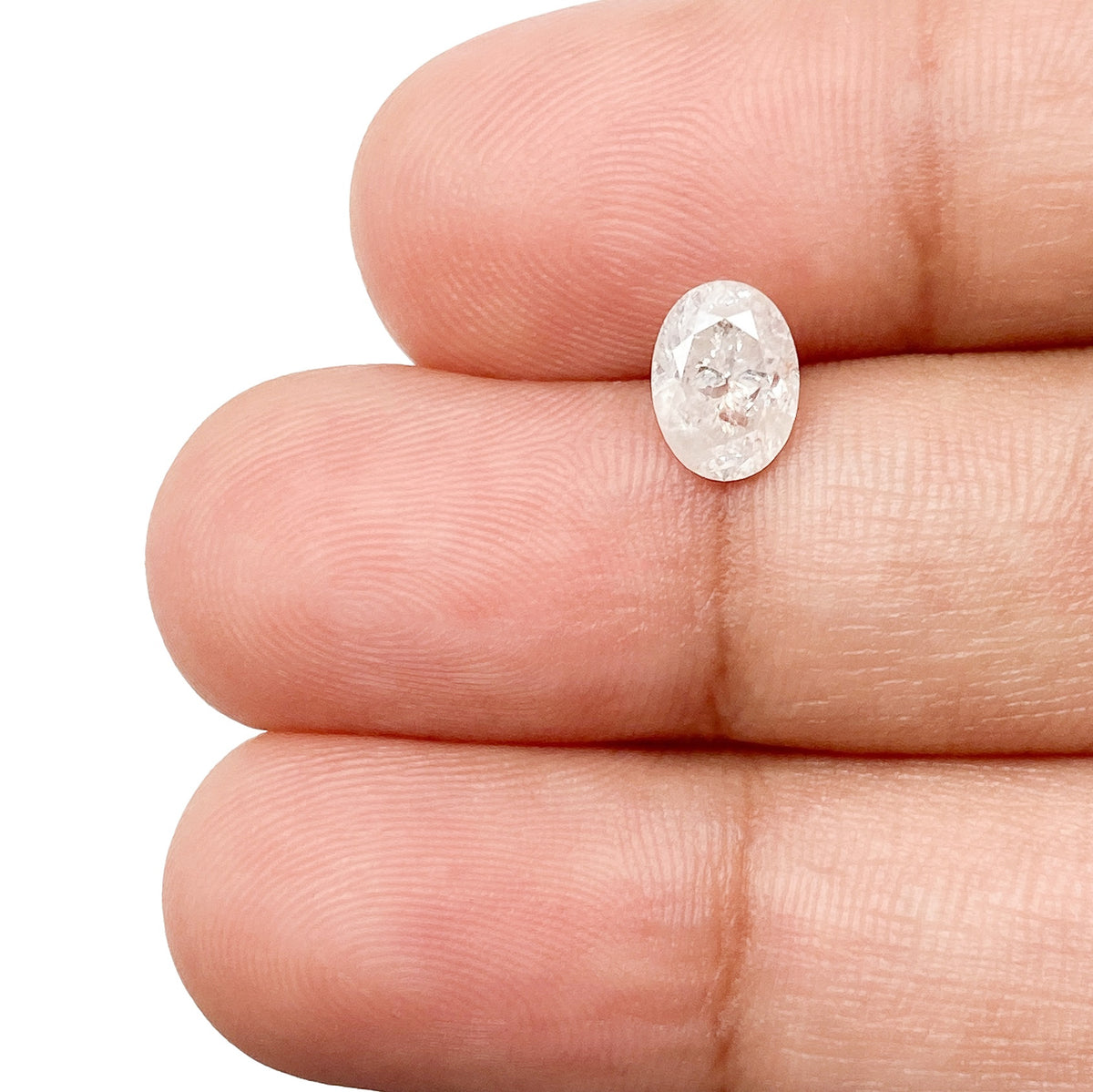 1.00ct | Rustic Oval Shape Brilliant Cut Diamond - Modern Rustic Diamond