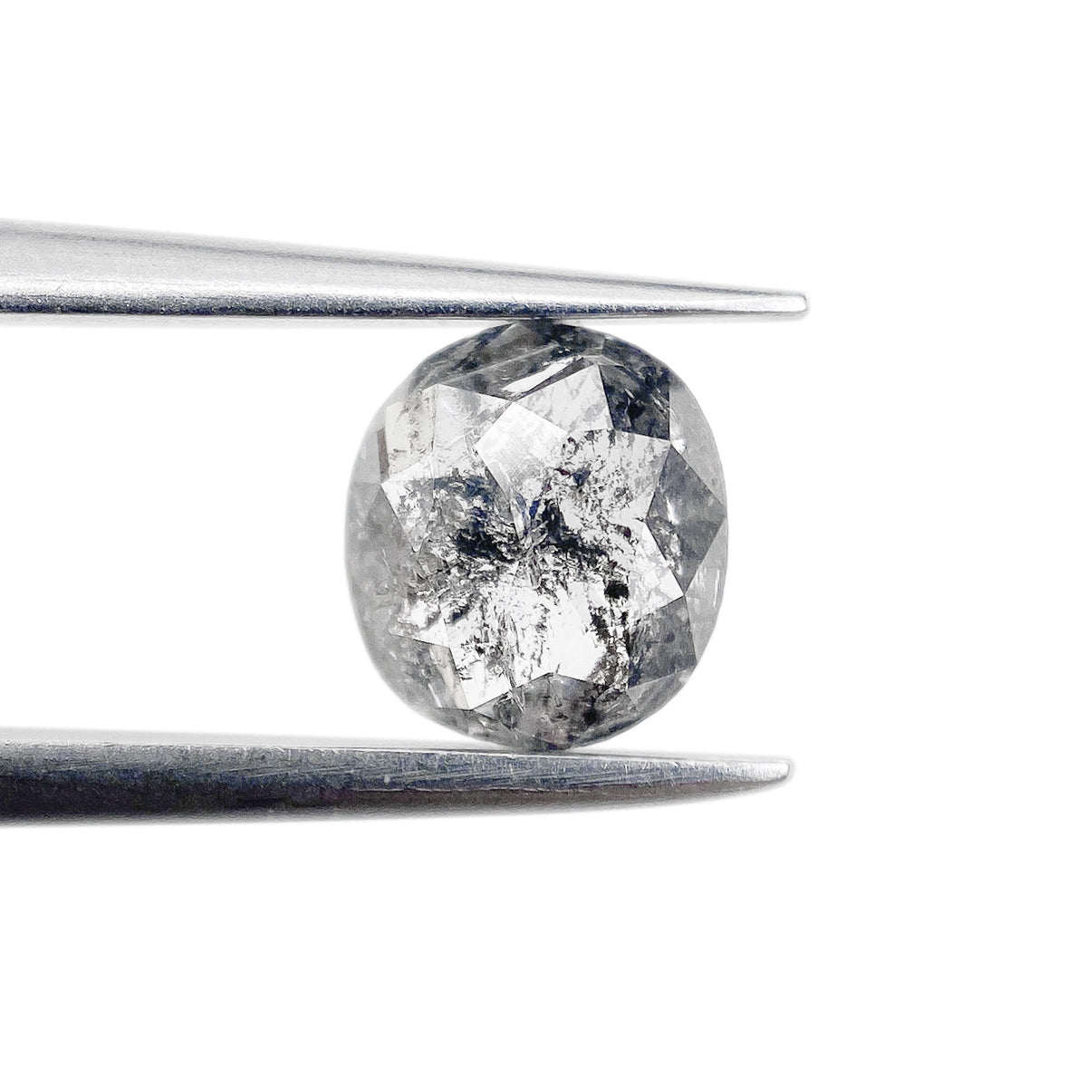 1.00ct | Rustic Oval Shape Rose Cut Diamond - Modern Rustic Diamond