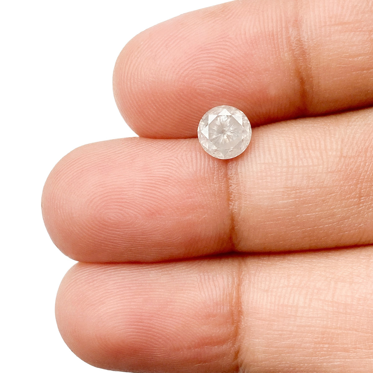1.00ct | Rustic Round Shape Brilliant Cut Diamond - Modern Rustic Diamond