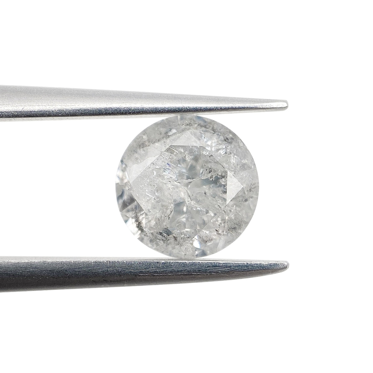 1.00ct | Rustic Round Shape Brilliant Cut Diamond - Modern Rustic Diamond