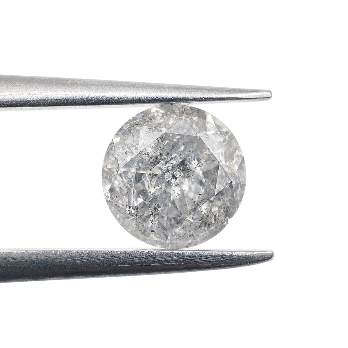 1.00ct | Rustic Round Shape Brilliant Cut Diamond - Modern Rustic Diamond