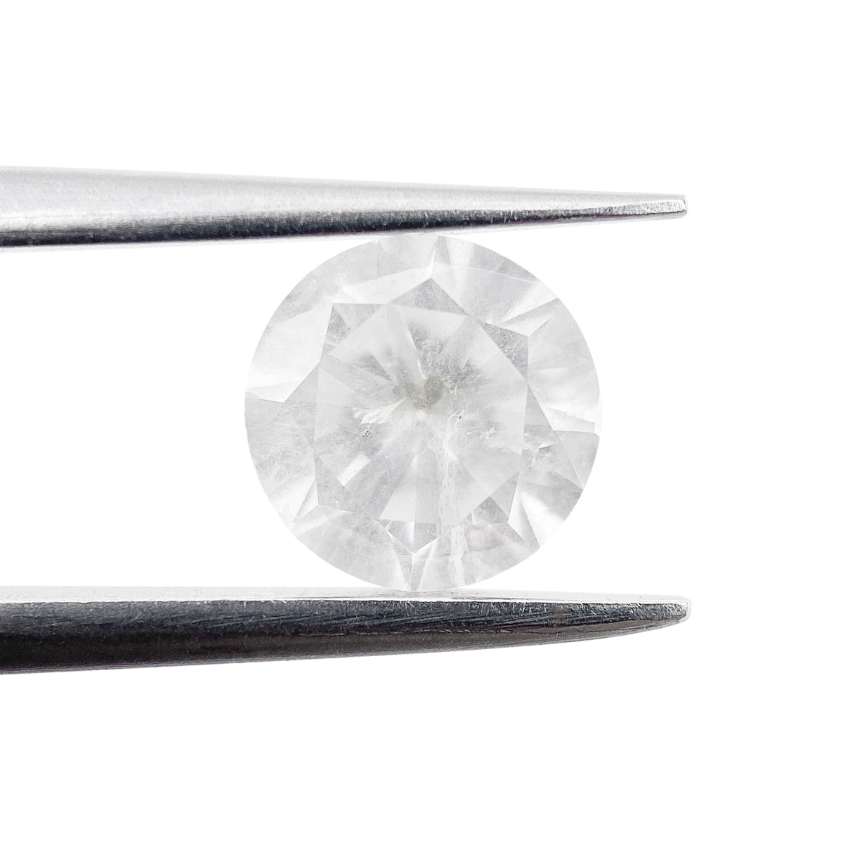 1.00ct | Salt & Pepper Round Shape Brilliant Cut Diamond (GIA) - Modern Rustic Diamond