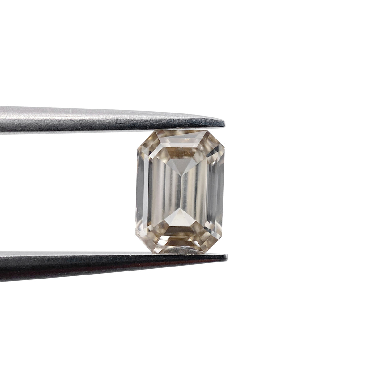 1.00ct | U-V/SI2 Emerald Shape Brilliant Cut Diamond (GIA) - Modern Rustic Diamond