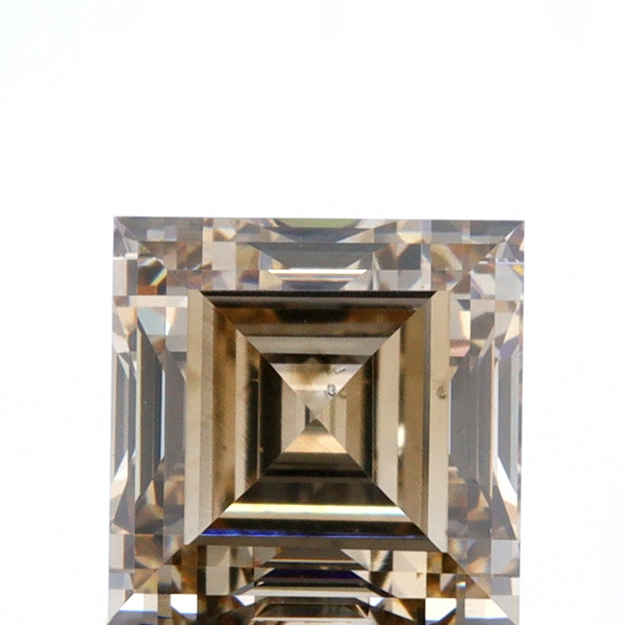1.01ct | Champagne SI1 Carre Shape Step Cut Diamond (GIA)