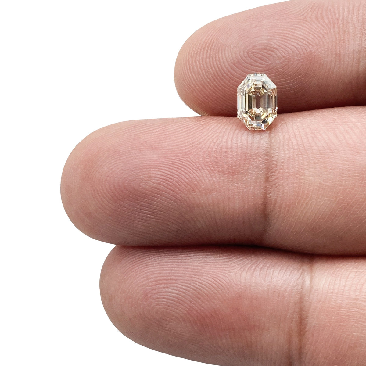 1.01ct | Champagne VVS Octagonal Shape Step Cut Diamond - Modern Rustic Diamond