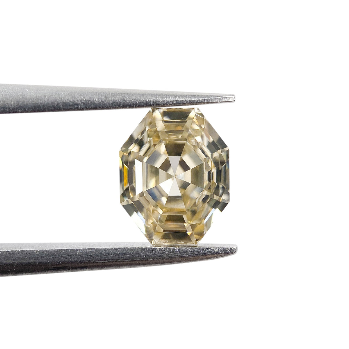 1.01ct | Champagne VVS Octagonal Shape Step Cut Diamond - Modern Rustic Diamond