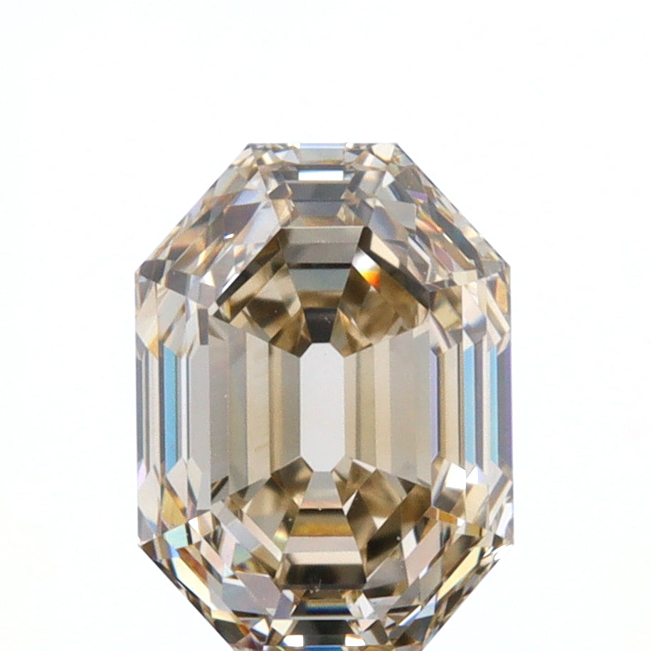 1.01ct | Champagne VVS Octagonal Shape Step Cut Diamond - Modern Rustic Diamond