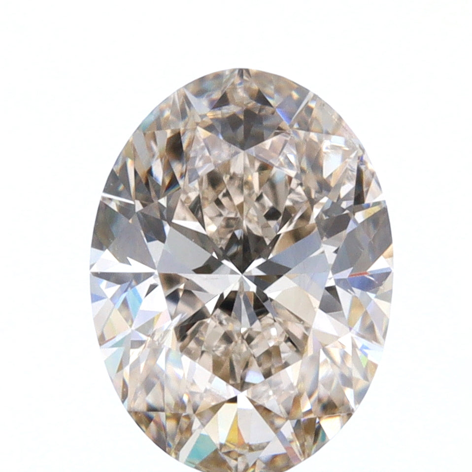 1.00ct | Champagne VS-SI Oval Shape Brilliant Cut Diamond - Modern Rustic Diamond