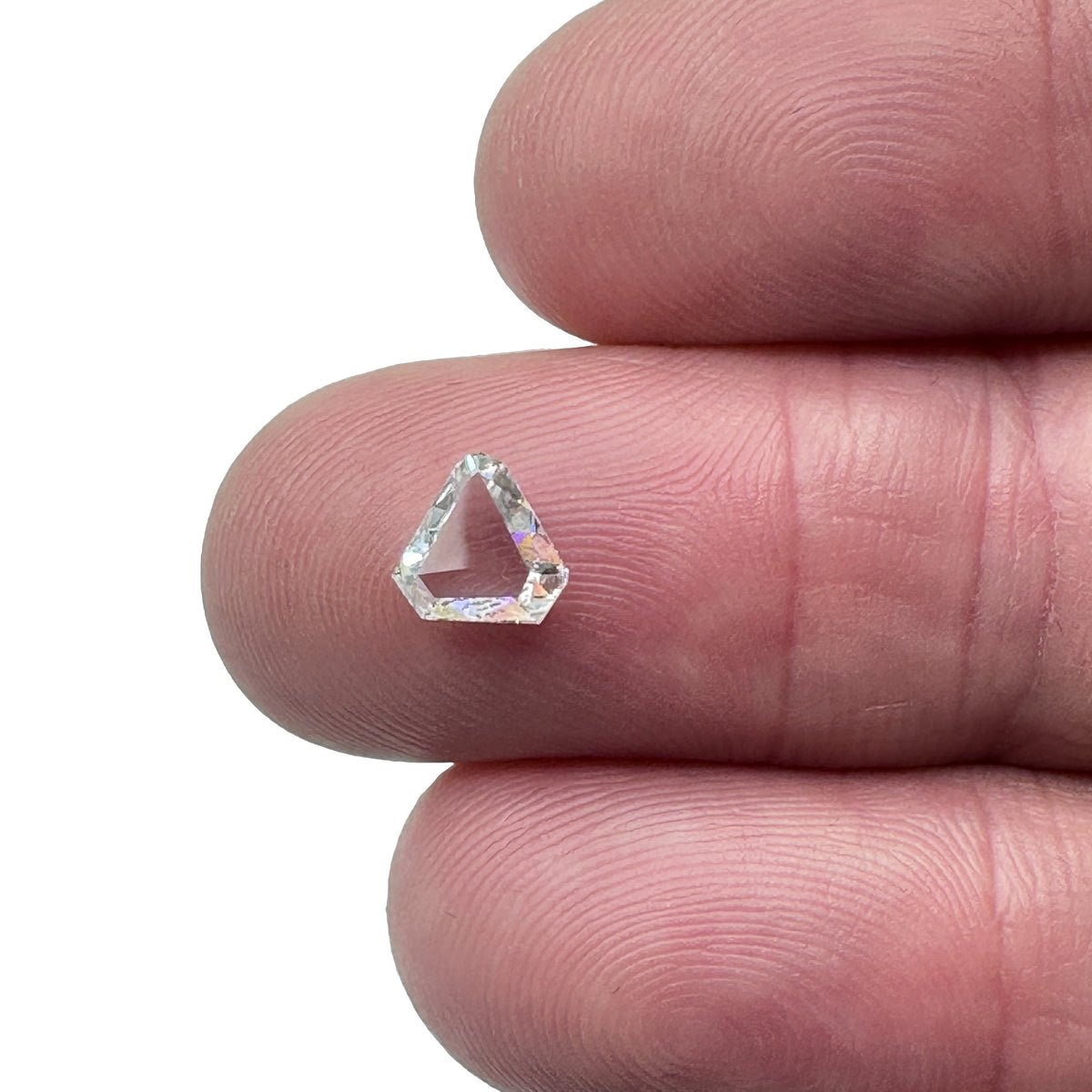 1.01ct | E/VS2 Shield Shape Rose Cut Diamond (GIA) - Modern Rustic Diamond