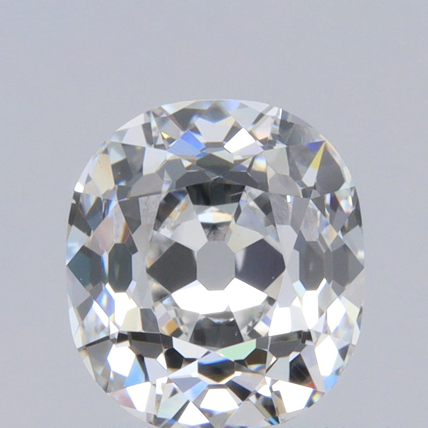 1.01ct | F/VS1 Cushion Shape Old Mine Cut Diamond (GIA) - Modern Rustic Diamond