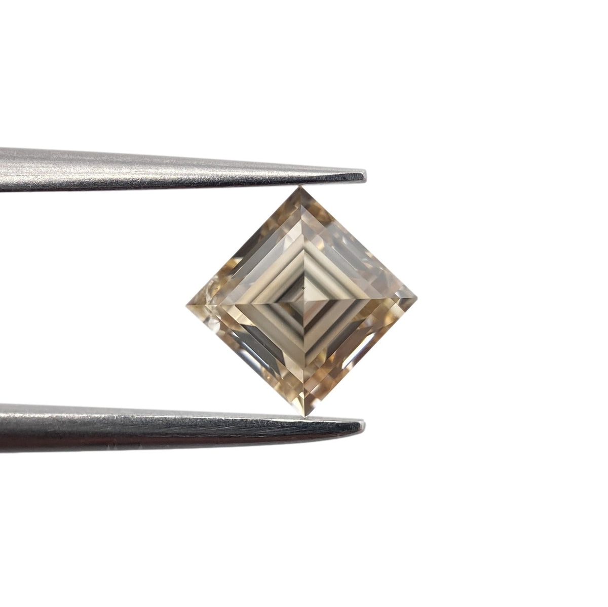 1.01ct | Champagne VS-SI Carre Shape Step Cut Diamond - Modern Rustic Diamond