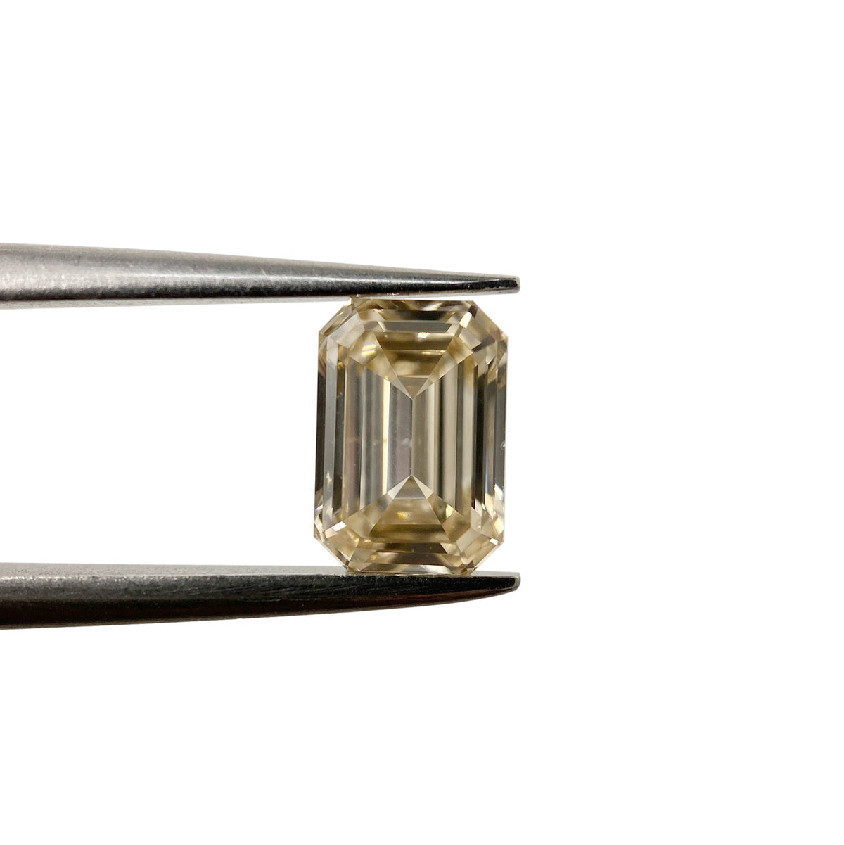 1.01ct | Fancy Orange Brown/VS2 Emerald Shape Step Cut Diamond-Modern Rustic Diamond