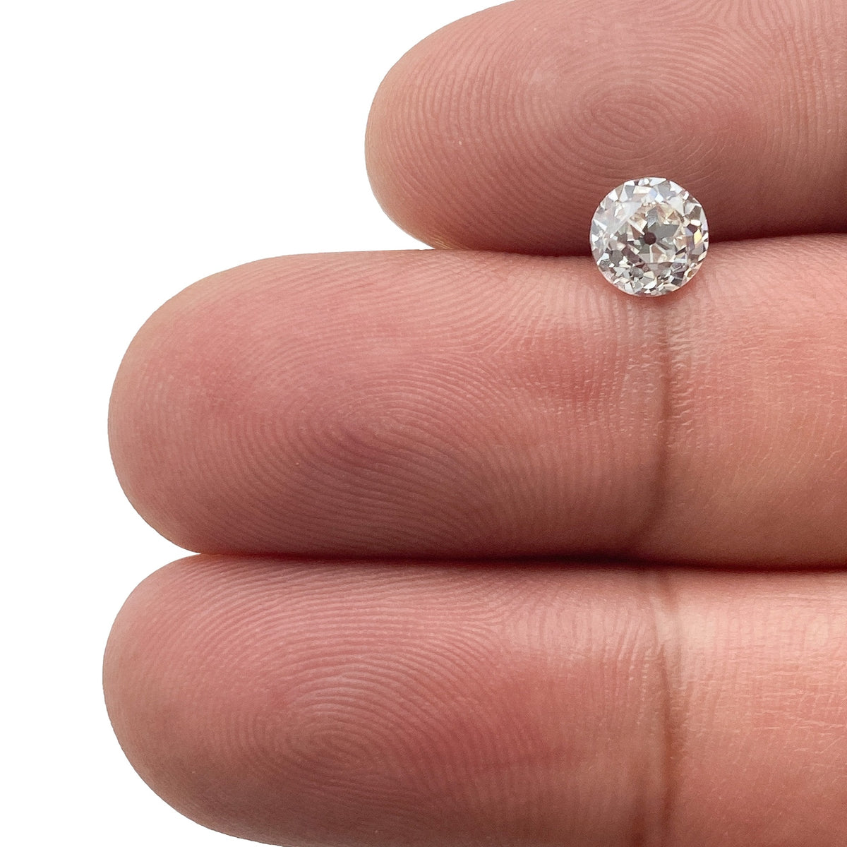 1.01ct | I/VS2 Round Shape Old European Cut Diamond (GIA) - Modern Rustic Diamond