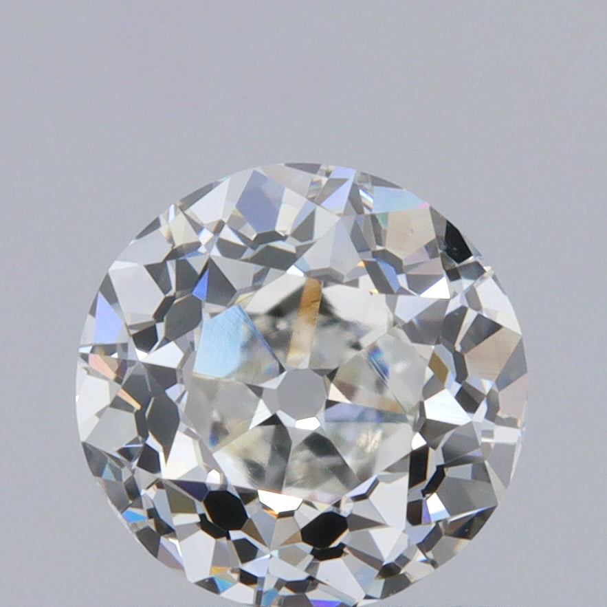 1.01ct | I/VS2 Round Shape Old European Cut Diamond (GIA) - Modern Rustic Diamond